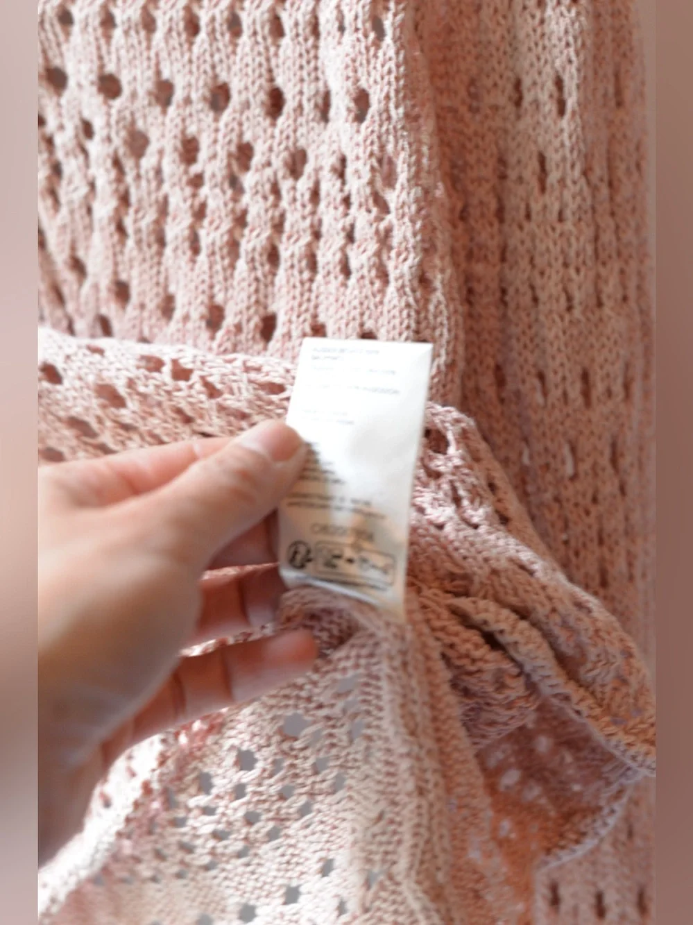 Free People, Blush Open Knit Collared Sweater XS P2P 19” | 512. No ribbons